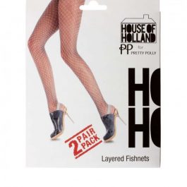 LAYERED FISHNET TIGHTS (2 PAIR PACK)