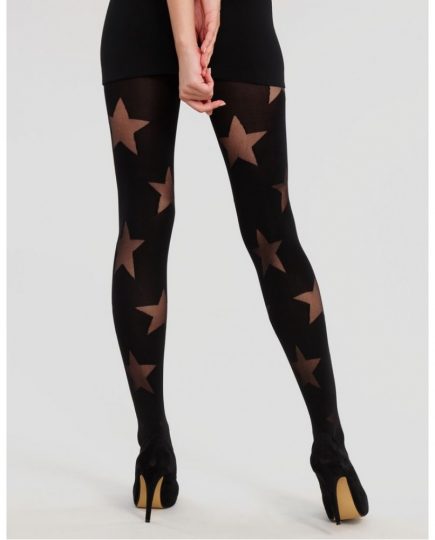 House of Holland Reverse Star Tights Back View