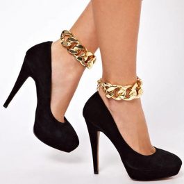 Gold Chain Anklet Bracelet