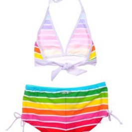 Multi Stripe Sport Bikini
