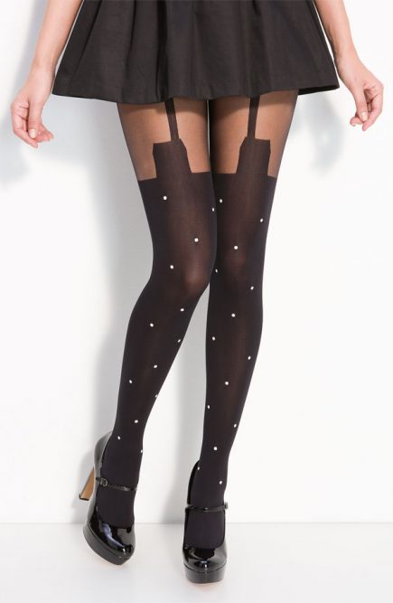 House of Holland Pearly Suspender Tights
