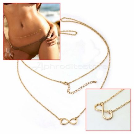 Lush Beach Bikini Belly Chain Infinity