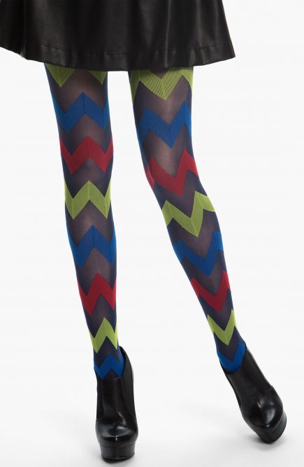 House of Holland Zig Zag Tights