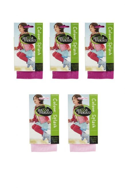 Razzamatazz Girls Colour Splash Tights Packaging